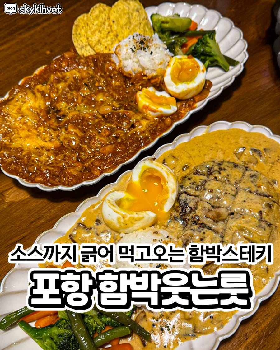 함박웃는룻 포항문덕점 양식