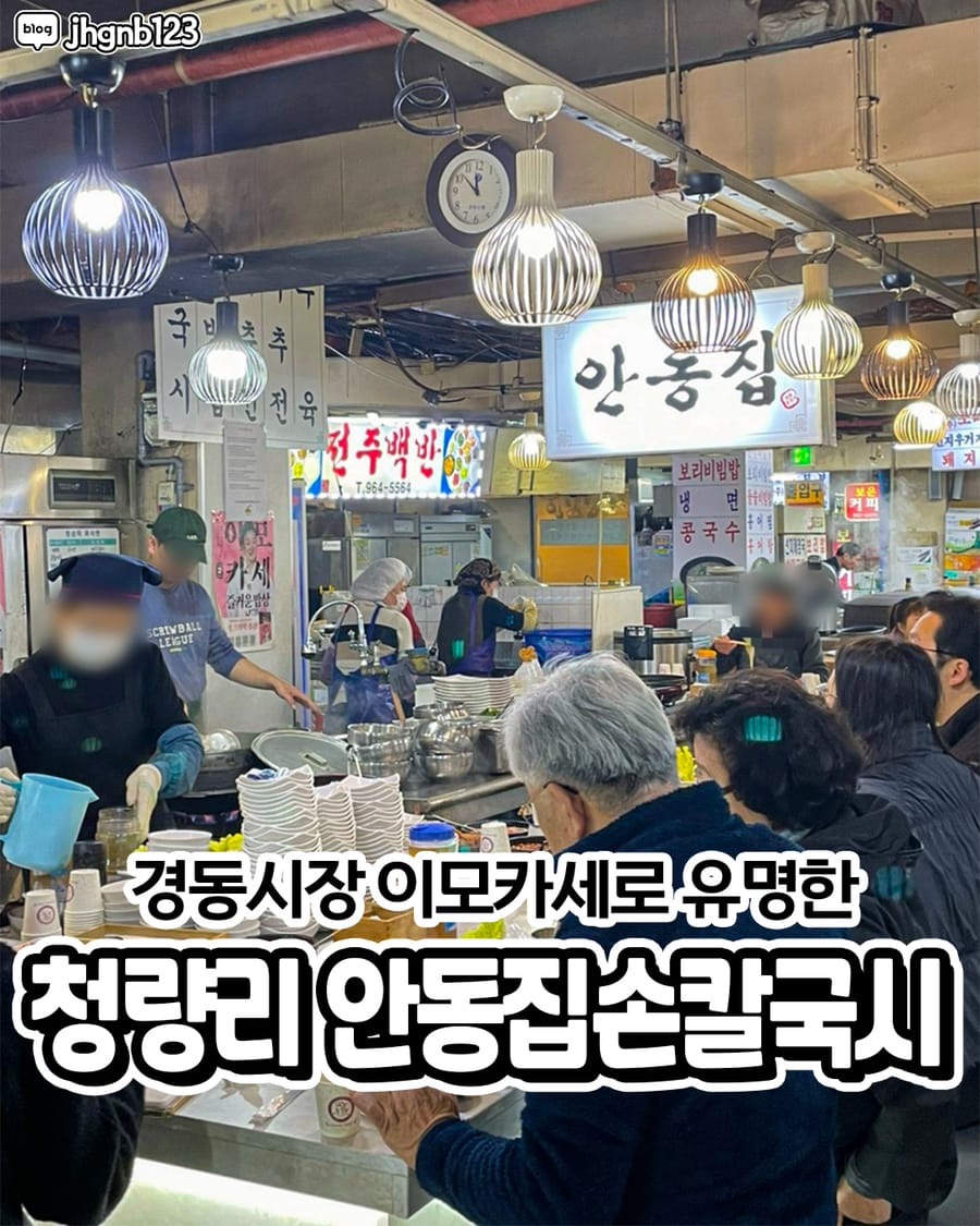 안동집손칼국시 한식