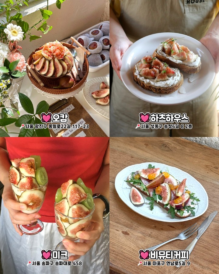 서울 무화과 디저트 카페